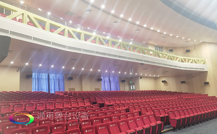 廣州雅源學(xué)校舞臺(tái)阻燃幕布、舞臺(tái)座椅、舞臺(tái)燈光、舞臺(tái)音響效果展示
