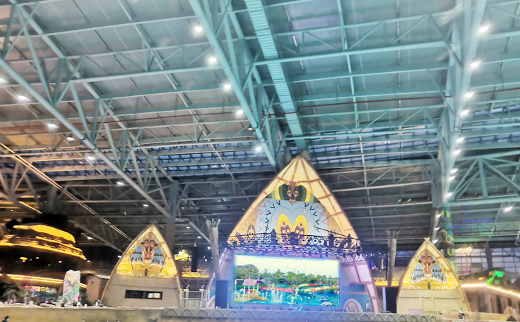 通用舞臺(tái)廣州某水世界項(xiàng)目，涉及舞臺(tái)燈光、音響及吊桿系統(tǒng)全面竣工，打造沉浸式演藝新標(biāo)桿